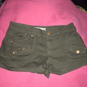 Zanadi Green Shorts